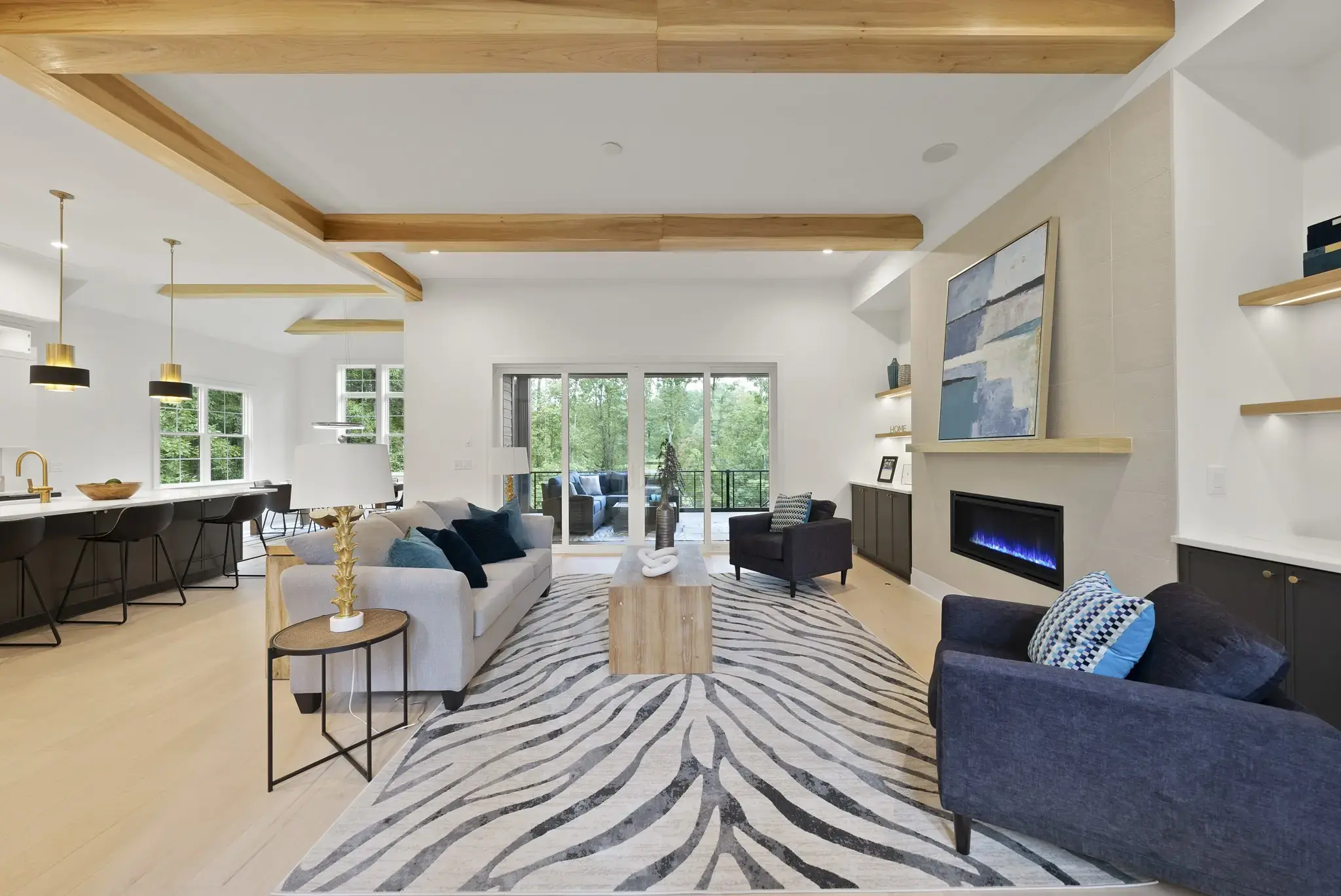 Interior detail in a Russin Homes project